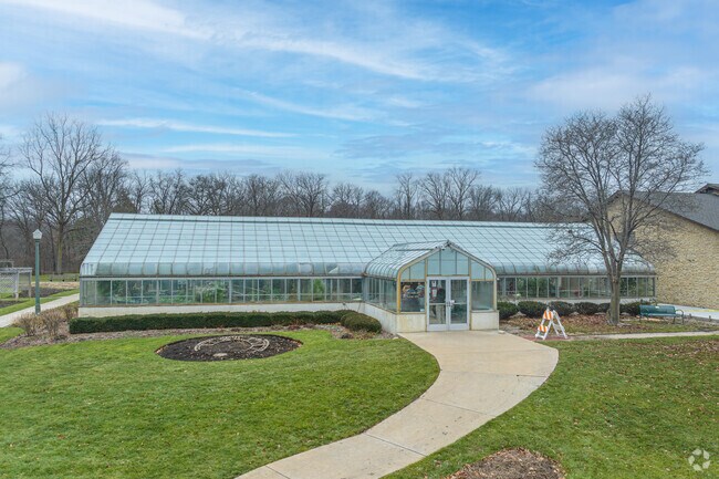 The Pilcher Park Nature Center greenhouse is a very popular venue for weddings and quinceaneras.