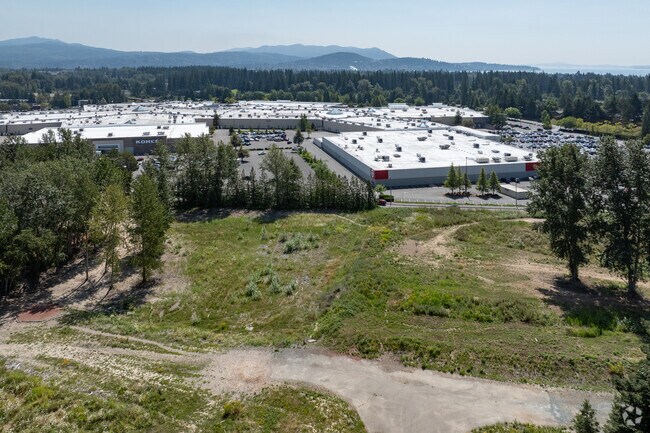 The view over Bellis Fair Mall in Meridian shows how close Bellingham Bay is to locals.