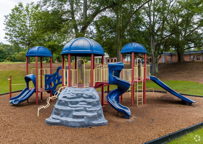 Ruth Hill Elementary School has multiple playgrounds