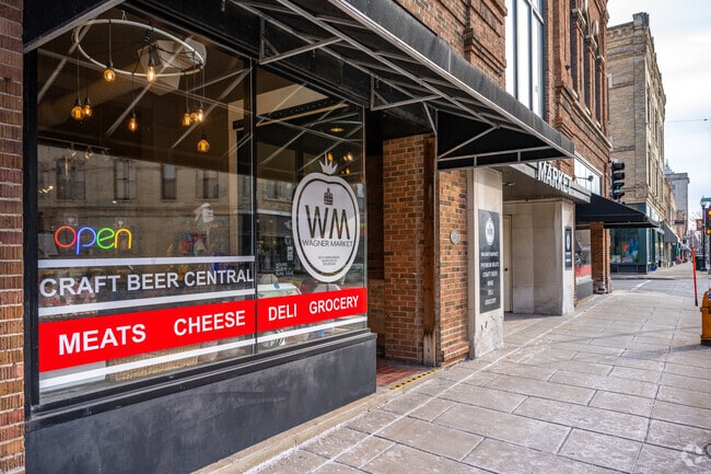 The Wagner Market is a great stop for groceries in Downtown Oshkosh.