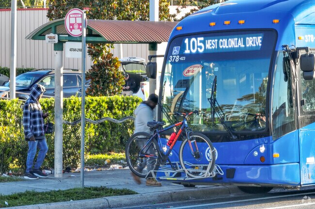 The Lynx bus system offers convenient public transportation for West Colonial residents.
