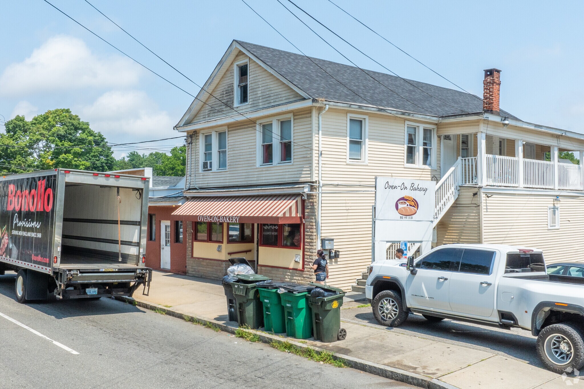 Coit is dotted with small, family owned and multi-national bakeries and restaurants.