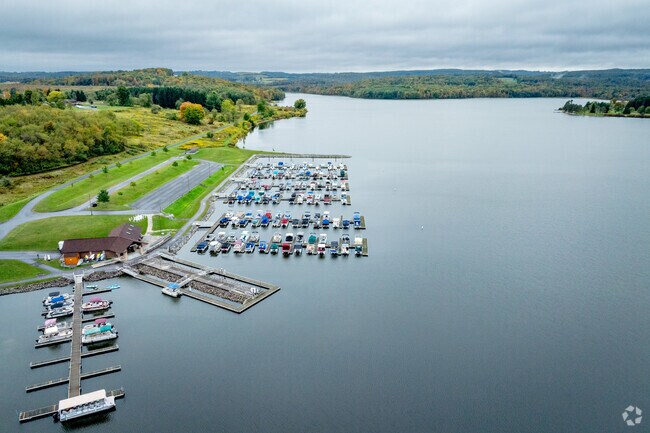 Prince Gallitzin State Park offers boating and hiking for outdoor enthusiasts in White.