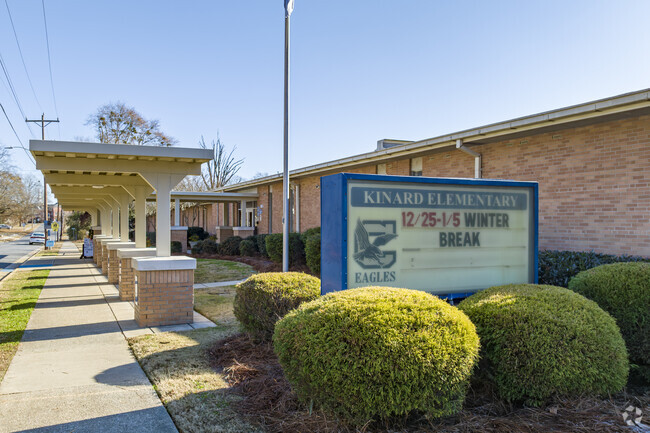 Kinard Elementary School main entrance sign.
