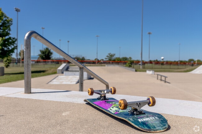South Oswego residents can enjoy an afternoon at the Prairie Point Skatepark.
