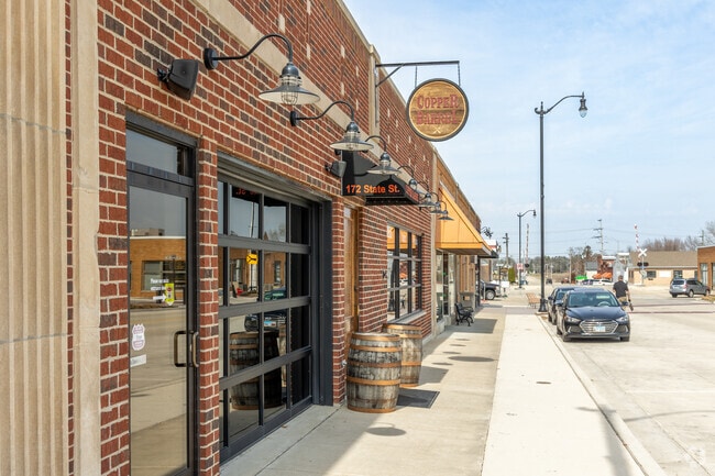 Copper Barrel is located on State Street in downtown Hampshire.