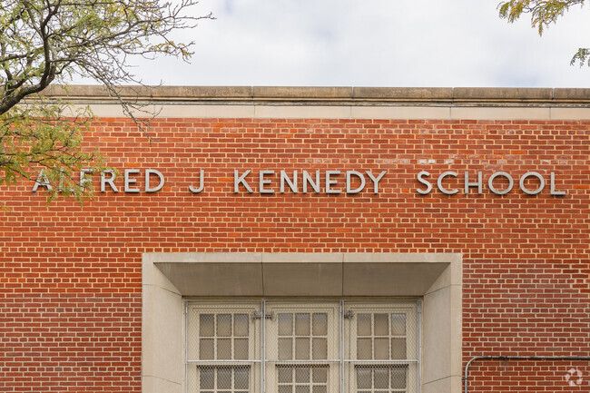 Alfred J Kennedy School has 570 students in grades PK, K-5.