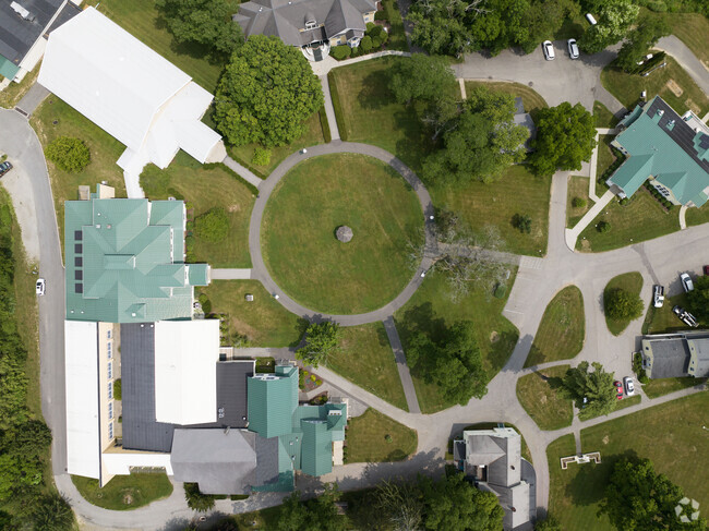 A top down view of Maplebrook school in Amenia, NY.