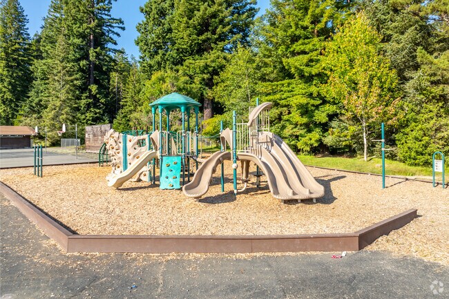 The playground at Freshwater Elementary School is a lot of fun for students.