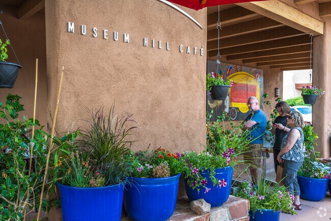 Stop and enjoy a coffee or lunch at between Museums at Museum Hill Cafe.