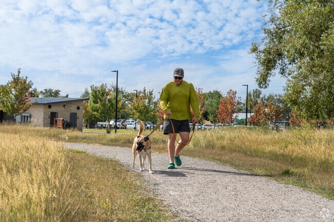 There are great walking trails for South Bozeman residents at Story Mill Community Park.