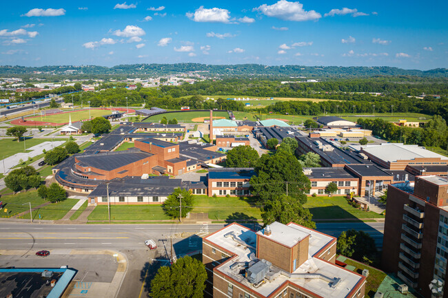 The campus at The Howard School is sprawling and offers many amenities for students.