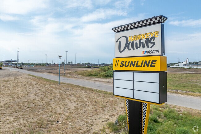 Hawkeye Downs in Lincolnway Village features a variety of races and events.