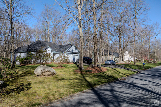 You will find beautiful homes in a quiet neighborhood in Hebron, CT.
