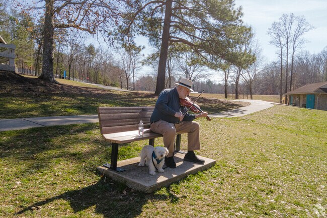 Residents enjoy the park amenities in  Country Park.