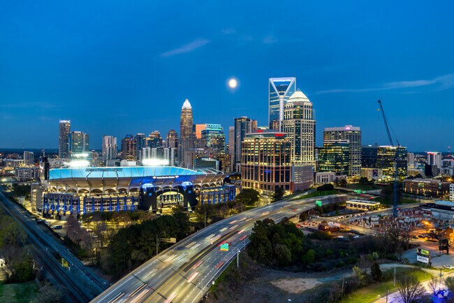 Sharon Woods residents can catch a Carolina Panthers game in Downtown Charlotte.