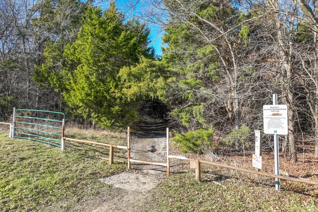 Residents of Wylie City go to East Fork Park to walk the many trails found in the area.
