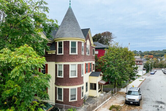The Shrewsbury Street neighborhood has a variety of home style options.