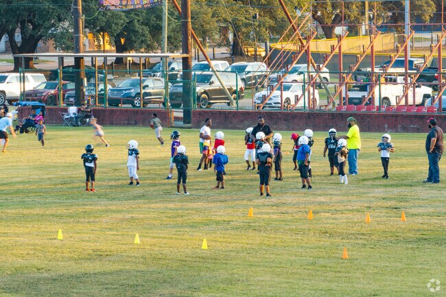 Residents can sign their kids up for local sports leagues at Bringhurst City Park.