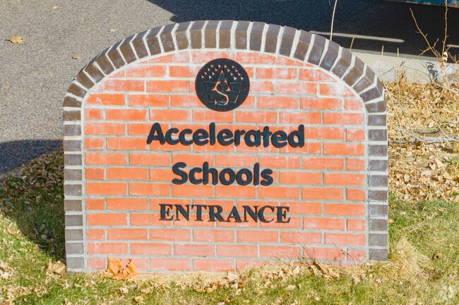 Accelerated Schools in Denver Colorado on a warm winter day.