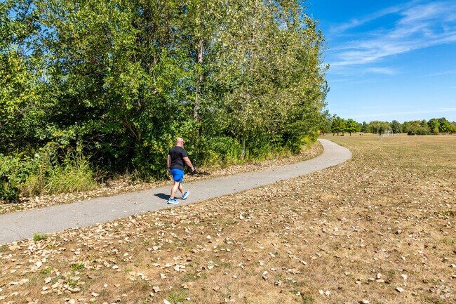 Frank's Park has several intertwining walking trails used by Sweetwater residents.