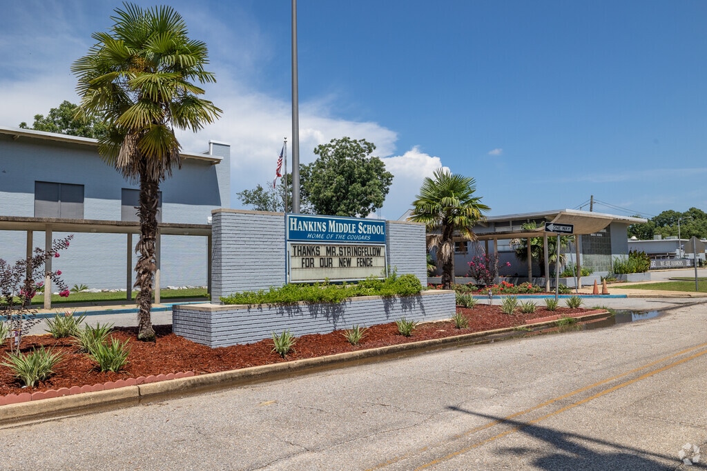 Tranquil moments bloom at Haskins Middle School.