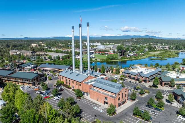 The Old Mill District is a favorite place for residents of Southern Crossing to shop and dine.