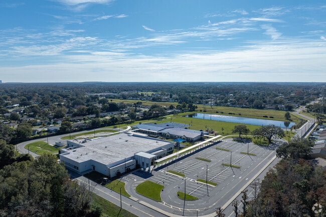 Ample parking is available on the south side of Pinar Elementary School.