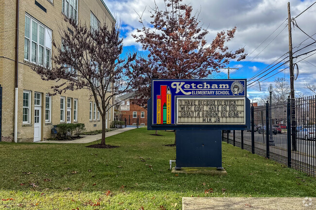 Sign for Ketcham Elementary School