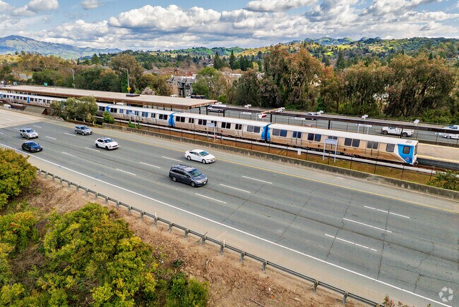 Residents use BART to connect with the bay area from Lafayette near Tanglewood, Lafayette.