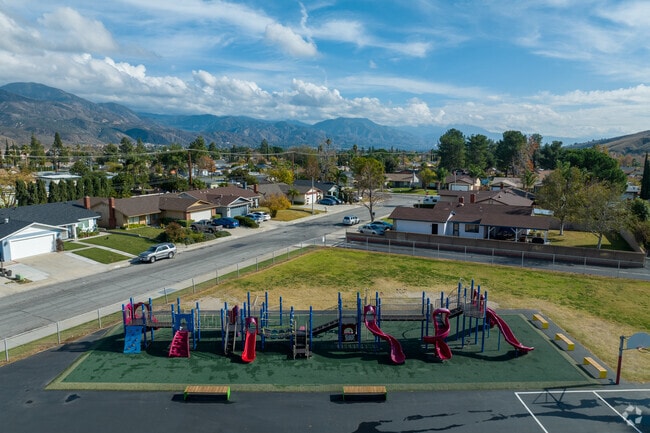 Kids will never want to leave Kendall Elementary's playground in San Bernardino, CA.