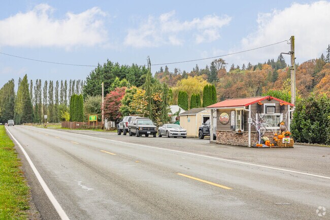 SnoTown Espresso, on Machias Road in Bunk Foss, offers residents a pit stop for coffee.