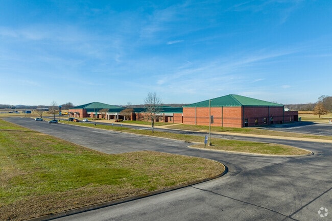 Mt. Pleasant Middle School is a single story brick school in Mount Pleasant.
