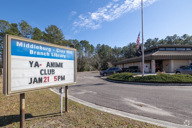 Come and enjoy a good book at the Middleburg-Clayhill Branch Library.