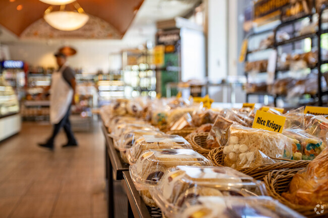 Stop by WheatFields Eatery & Bakery for freshly made breads.