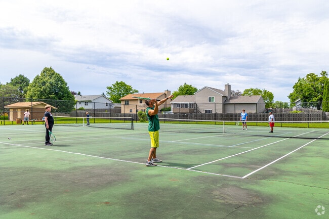 Enjoy some recreational tennis at Centennial Park, located in Antioch.