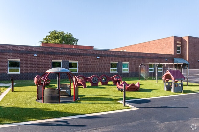 Oak Park-Carpenter Elementary School has a nice playground for all ages.