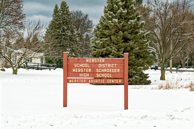 Webster-Schroeder High School is located at 875 Ridge Rd, Webster, NY 14580-2551.