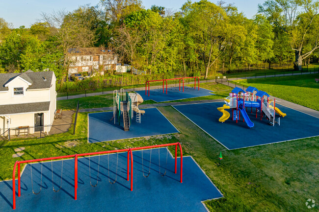 The playground at Theodore Roosevelt Elementary School in Oyster Bay.