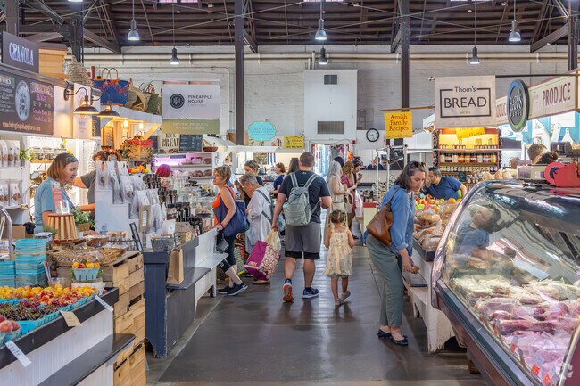 Central Market is close to Chestnut Hill and is open every Tuesday, Friday and Saturday.