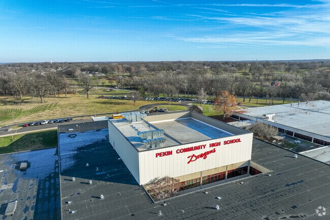 Pekin Community High School in Pekin is located off of Court Street.