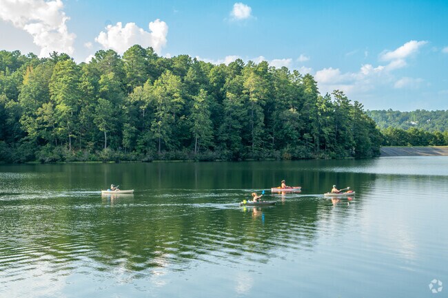 Grab a friend and hit the lake at Oak Mountain State Park next to Chelsea.
