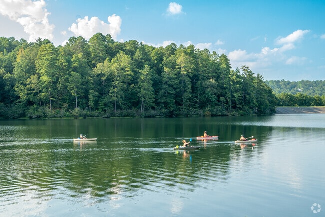 Grab a friend and hit the lake at Oak Mountain State Park next to Chelsea.