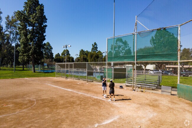 El Dorado Park in Plaza features baseball diamonds and green space.