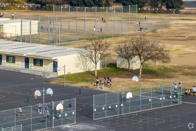 The playground at Wawona K-8 School in Fresno.