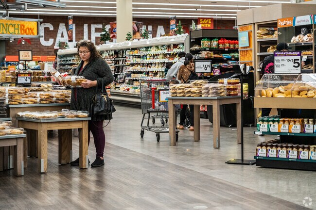 Crocker’s shopping options include fresh pastries, specialty halal groceries, and pet supplies.