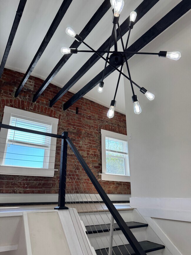 Private two story entrance