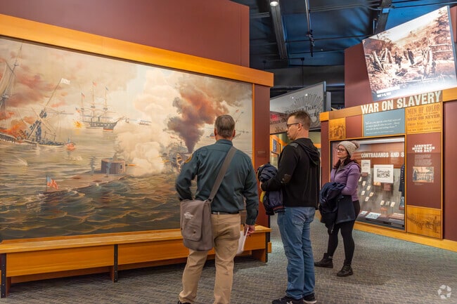 The museum at Gettysburg National Military Park offers 22,000 square feet of exhibit space.