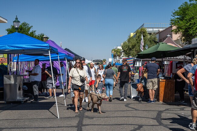 Dogs are welcome at Yuma's annual Tacos and Tunes Festival in Downtown Yuma.