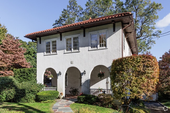 This Italianate home in  Cedar Knolls looks like it would be at home in Italy.